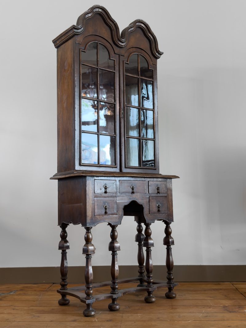 18th- century William and Mary Display Cabinet